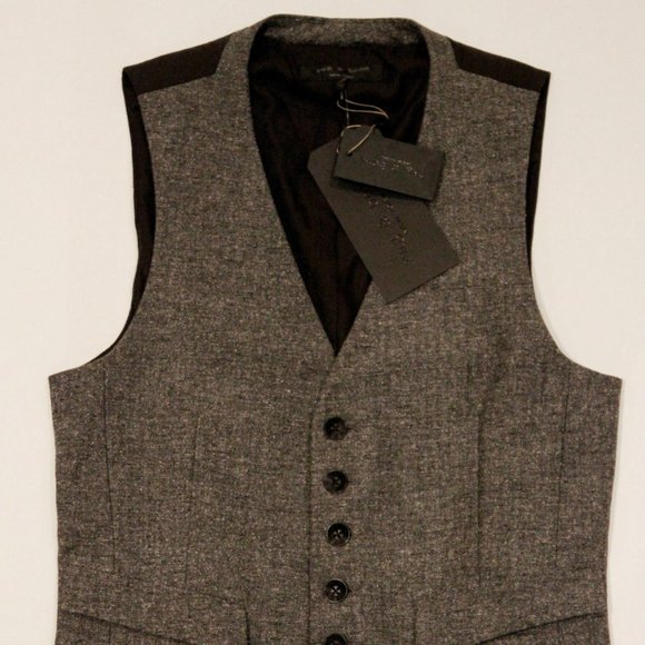 Rag & Bone Grosvenor Waist Coat Vest - Picture 4 of 5